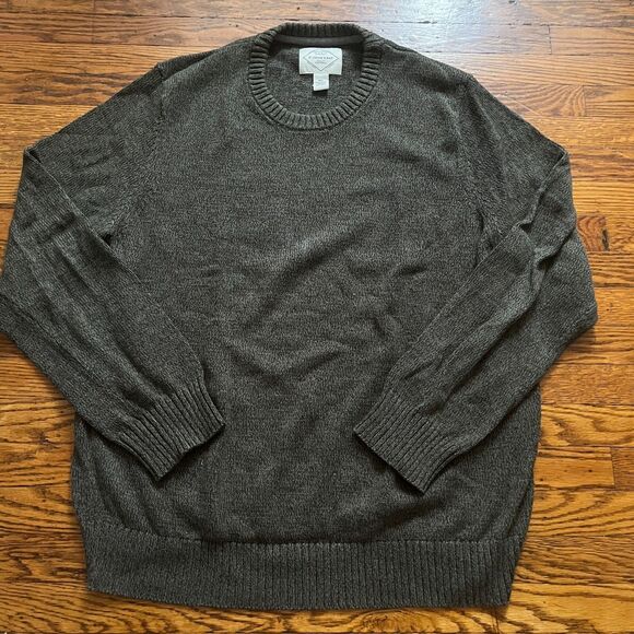 Vintage St Johns Bay Knitted Brown Fisherman Sweater Men's Size XXL - Picture 1 of 6